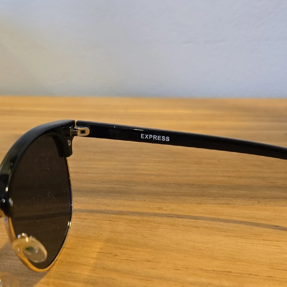 Express Black and Gold Sunglasses - Picture 5 of 5